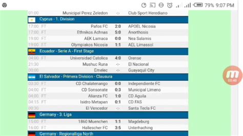 livescore cz today football results today football